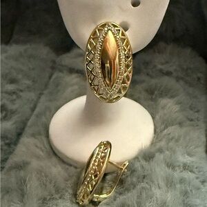 Elegant 14k Gold  plated Women's Earrings